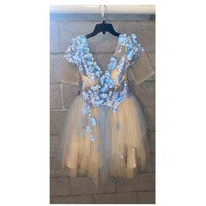 Never Worn Blue Floral dress